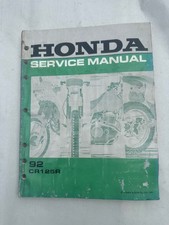 Honda Shop Service Repair Manual Book 1992 CR125R CR125 CR 125 125R picture