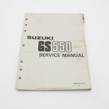 1983 Suzuki GS550 Service Manual 99500-35010-03E picture