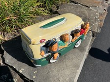 1998 Vintage The Honeymooners Bus Ceramic Cookie Jar Original Box Mint New York picture