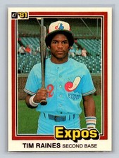1981 Donruss - Tim Raines #538 (RC) picture