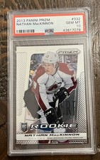 (POP 78) 2013 Panini Prizm Nathan MacKinnon RC PSA 10 Colorado Avalanche picture