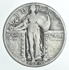 1929 (P) Standing Liberty Quarter AC Average Circ (1 coin) picture