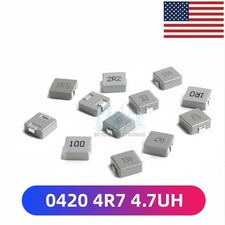 5PCS 0420 4.7uH 4R7 SMD Power Inductor Shielded Molded Chip Inductor US Ship picture