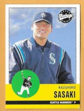 KAZUHIRO SEATTLE MARINERS #60 - UPPER DECK VINTAGE NM-MT 2001 picture