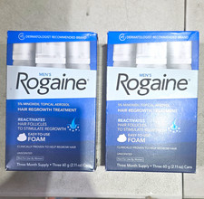 6x2.11 Rogaine Men’s 5% Minoxidil Foam Hair Regrowth Treatment. Exp 08/2027 picture