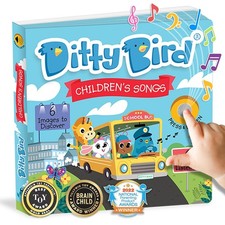 Ditty Bird Musical Books for Toddlers - The Wheels On The Bus Book - GOOD picture
