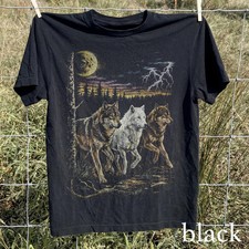 Vintage Wolf Moon Comfort Tee picture