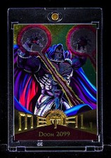 Doom 2099 RARE VINTAGE METAL FOIL ETCHED DOOMSDAY CARD Marvel MCU picture