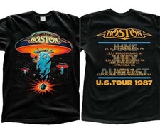 Boston 1987 Concert Tour Graphic T-Shirt S-5XL picture