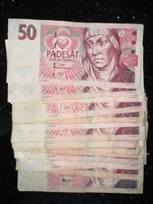 🇨🇿 Czech Republic 50 Korun 1997 Banknote World Paper Money Collection Currency picture