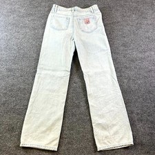 Justice Baggy Jeans Girls 16 Blue Denim Cotton Bazooka And Ring Pop Graphic picture