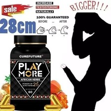 Herbal Deck Play More 800mg for Men Natural Strength and Immunity Support 60Cap picture