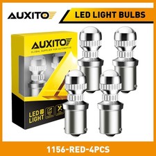 4X 1156 7506 P21W Red LED Stop Brake Light Bulb Tail Canbus For BMW Audi Lexus picture