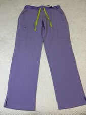 FIGS Yola Yoga Waistband Skinny Scrub Pants Purple Sz Med NWT Medical 3298 picture