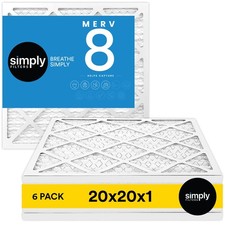Simply Filters 20x20x1 MERV 8 MPR 600 Air Filter 6 Pack - Scratch & Dent picture