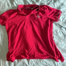 Original Penguin Polo Shirt Size XL Red Short Sleeve picture
