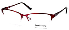 ERNEST HEMINGWAY 4680 NOS Burgundy Matte Half Rimless 52-16-135 Eyeglasses Frame picture