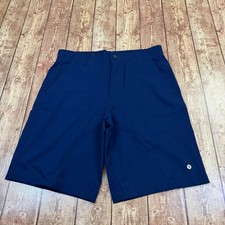 Xersion Performance Golf Shorts Mens Medium Navy Blue Lightweight Pockets picture