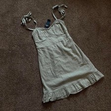 Hollister-co Women's Green Dress picture