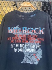 Vtg 2002 Kid Rock Detroit South Of Heaven Tour T shirt 2 SIDED REPRINT PA10500 picture
