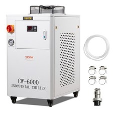 VEVOR Industrial Water Chiller CW-6000 15L 65L/min Laser Chiller with Compressor picture