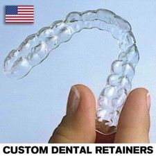 Custom Dental Retainer Set - THICK -1.5mm - Double layered- USA Dental Lab picture