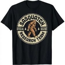 Bigfoot Research Team Retro Vintage Sasquatch T-Shirt picture