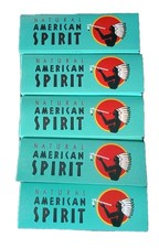 Vintage Natural American Spirit Rolling Papers Lot of 5 Packs 50 Sheets Each picture