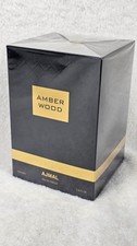 Amber Wood by Ajmal for Unisex - 3.4 oz EDP 100ml Spray Sealed NEW U.A.E MENS picture