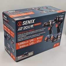 Senix S2K2B2-01 20V Max* 2-Tool Combo Kit w/2 Batteries (2 Ah) New picture