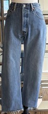 Re/Done Levi's High Rise Stove Pipe Denim Jeans SZ 25 Exc Condition picture