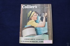 1947 MAY 24 COLLIER'S MAGAZINE - WOMAN IN A PHONE BOOTH COVER - E 34454 picture