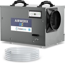 BaseAire 120Pint Crawl Space Dehumidifier Basement Compact Commercial 1300 Sq picture