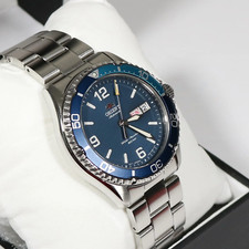 Orient Mako III Blue Dial Automatic Men's Stainless Steel Watch RA-AA0818L39B picture