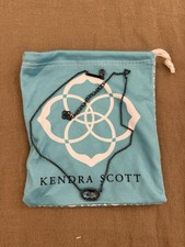Kendra Scott Mother of Pearl Necklace with Gunmetal Chain picture