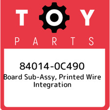 84014-0C490 Toyota Board sub-assy, printed wire integration 840140C490, New Genu picture