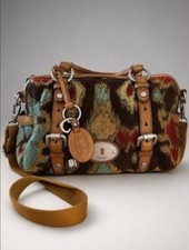 Fossil Lmt Ed Maddox Kilim Tapestry Carpet Crossbody Satchel Bag Purse Southwest picture