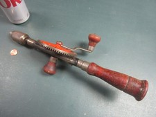 Vintage MILLERS FALLS No. 2    Egg Beater    Hand Drill    Bit Storage in Handle picture