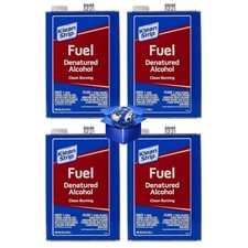 4 PACK Klean Strip GSL26 Denatured Alcohol Clean Burning Fuel 1 Gallon NEW picture
