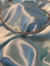 Solid Sterling Silver Torque Necklace- Hawaiian Heirloom- Vintage picture