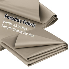 Faraday Fabric by Yard Military Grade EMP Proof WiFi GPS RFID Blocking 43