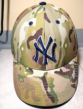 '47 Brand New York Yankees Clean Up Hat Camo Multi Adjustable Strapback Cap MLB picture