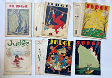 Vintage 1929-1931 JUDGE MAGAZINE LOT All with DR. SEUSS cartoon content (As-Is) picture