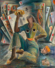 Juanita M. Guccione : Fortune Teller : Archival Art Print picture