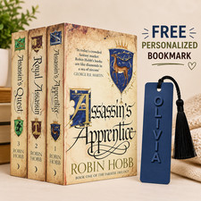 Robin Hobb Farseer Trilogy 3 Books Paperback Set with Free Personalized Bookmark picture
