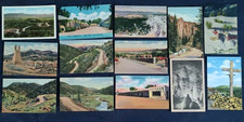 Lot of 13 Vintage New Mexico Postcards 1930s-1950s Linen Roadside Santa Fe Taos picture