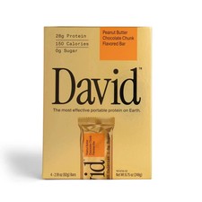 David High Protein Bars, Peanut Butter Chocolate Chunk, 28G Protein (4 Count) 1x picture