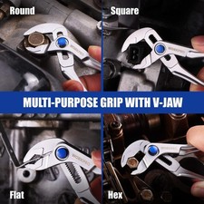 WORKPRO 4-Inch Groove Joint Pliers Fast Adjustable Tongue and Groove Pliers USA picture