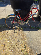 Schwinn Varsity Vintage Cruiser Bike Red 23in Steel Frame 27in Side Pull picture