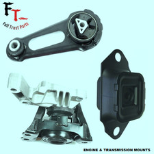 FITS: 2012-2019 NISSAN VERSA (1.6L, L4) -- SET OF 3 ENGINE & TRANSMISSION MOUNTS picture